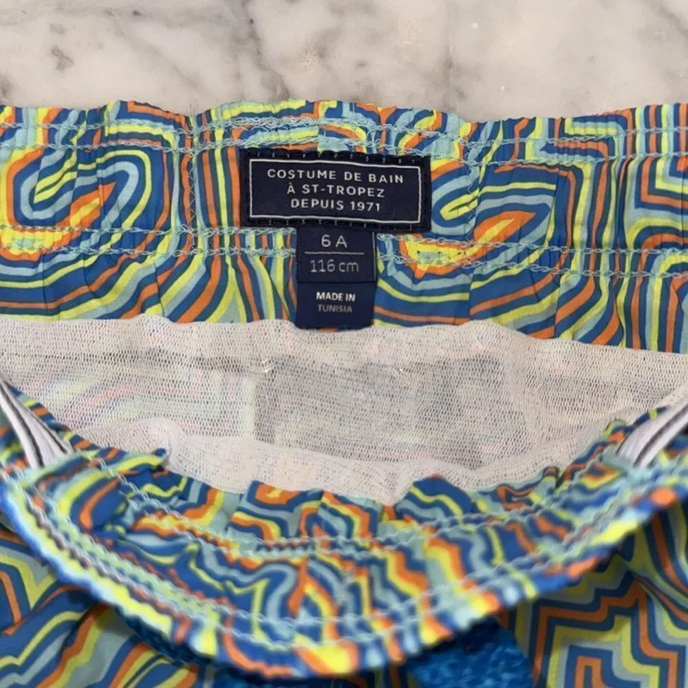 VILEBREQUIN Boys Swim Trunks with Matching shirt set